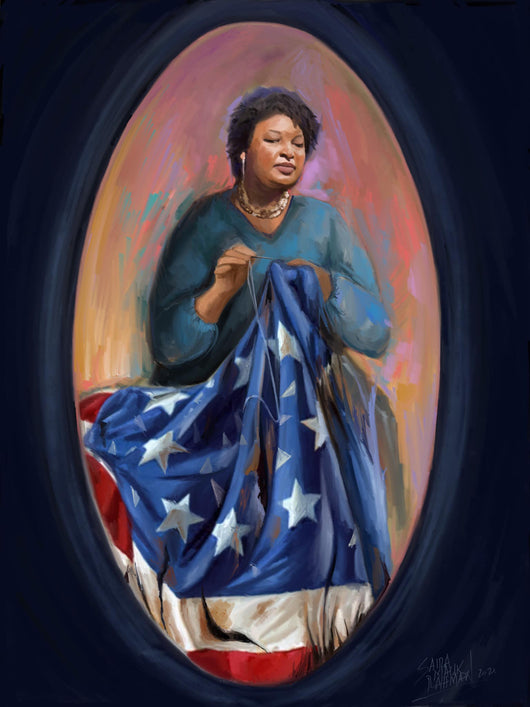 Portrait of Stacey Abrams